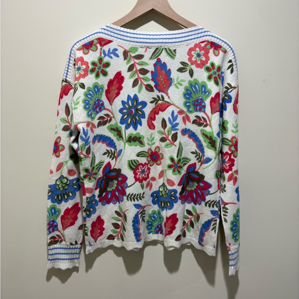 Talbots Bateau Neck Floral Women’s Sweater - Picture 5 of 5